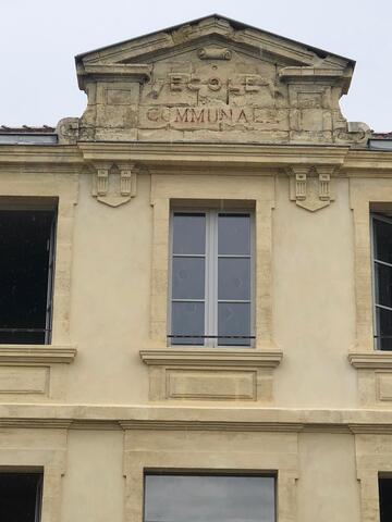  Restauration du front de l'école musique Ardilla sur la commune de St Macaire