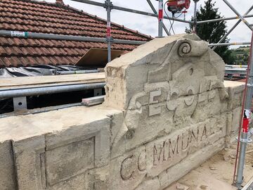  Restauration du front de l'école musique Ardilla sur la commune de St Macaire